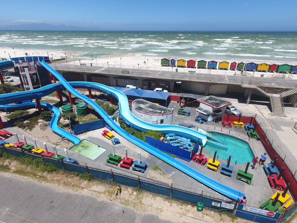 Taking the Gugs youth to the Muizenberg Slides